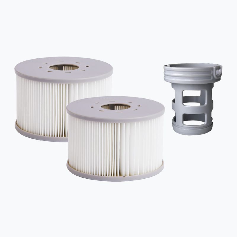 Basen z hydromasażem 6-osobowy MSpa Urban Rimba grafitowy 13