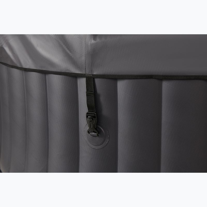 Basen z hydromasażem 8-osobowy MSpa Urban Rimba Max grafitowy 4