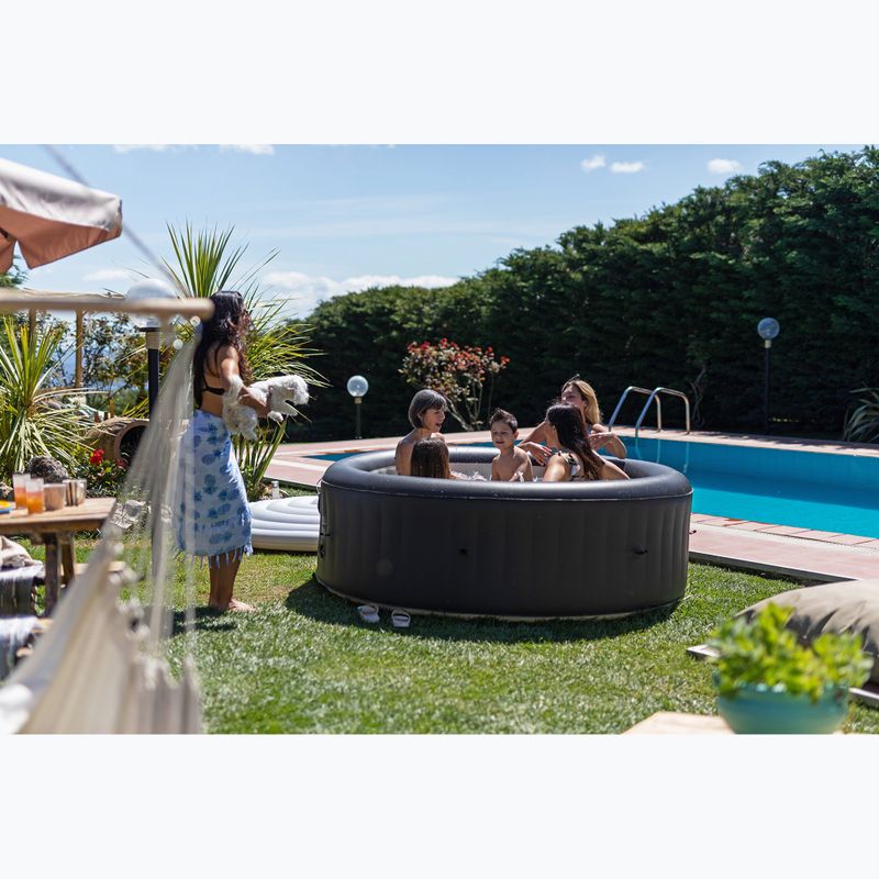 Basen z hydromasażem 8-osobowy MSpa Urban Rimba Max grafitowy 20