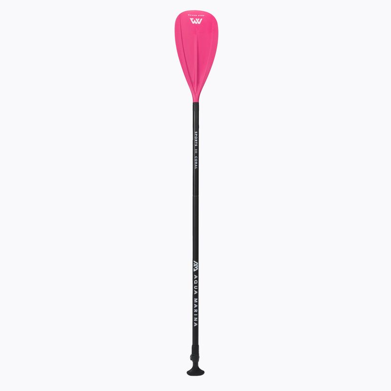 Wiosło SUP 3-częściowe Aqua Marina SPORTS III CORAL Adjustable Aluminum iSUP 3