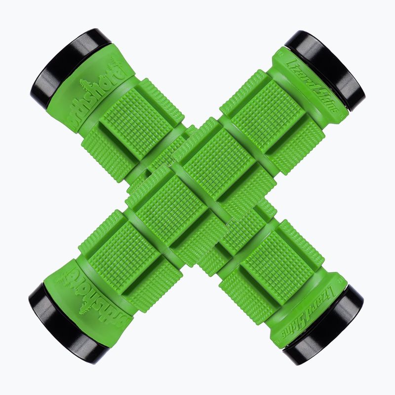 Chwyty kierownicy Lizard Skins Dual-Clamp Northshore lime green