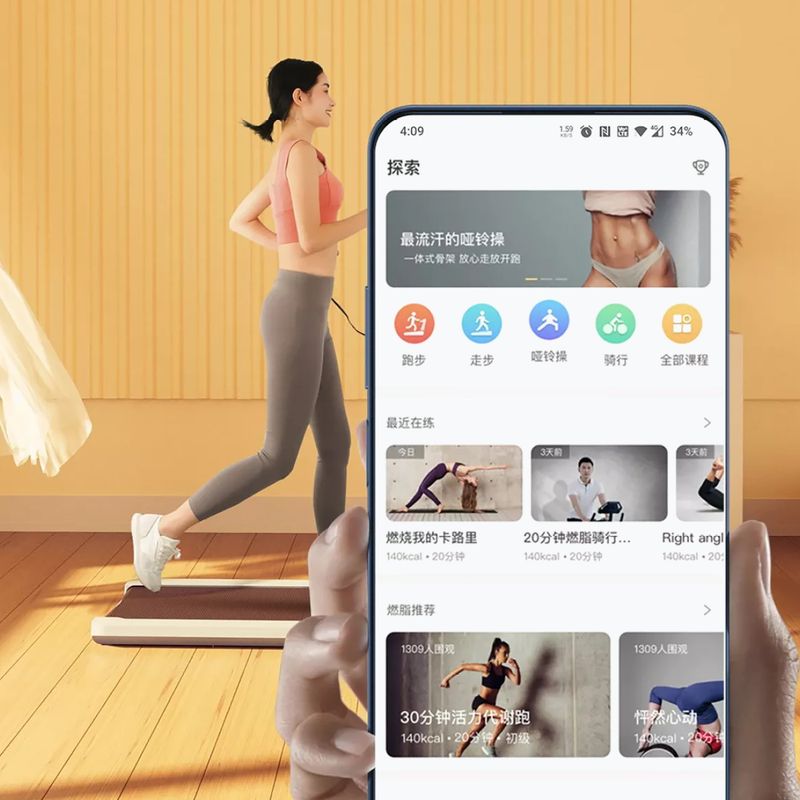 Bieżnia elektryczna Kingsmith MC21 szary 12