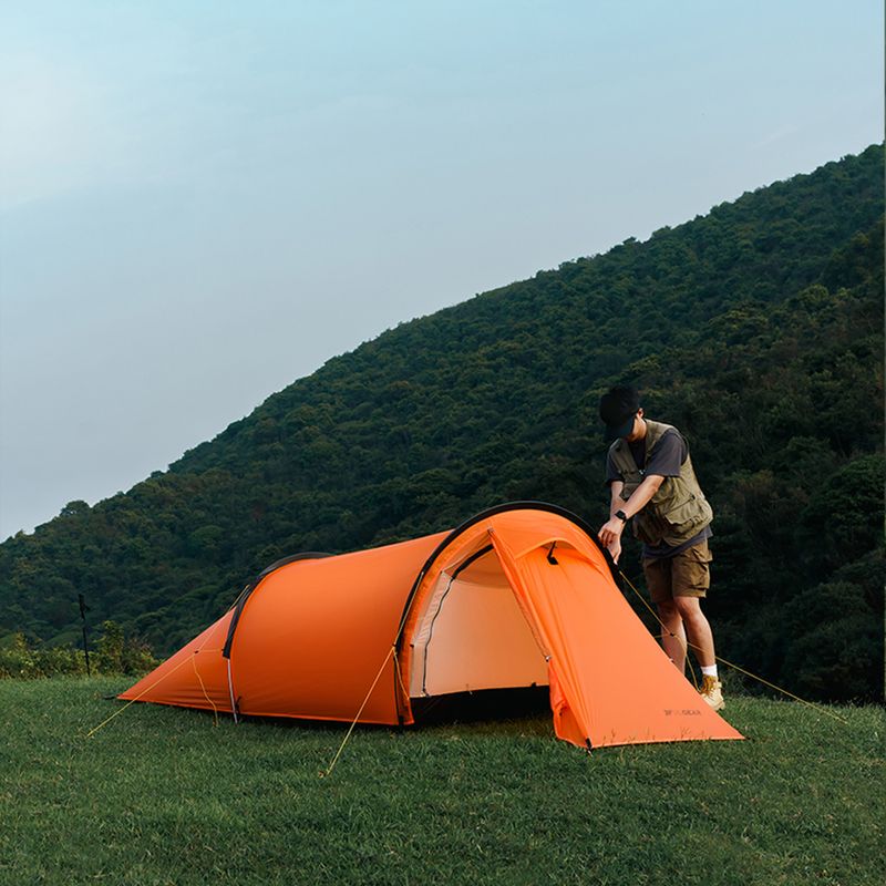 Namiot trekkingowy 2 - osobowy 3F UL Taihang2 pomarańczowy 3