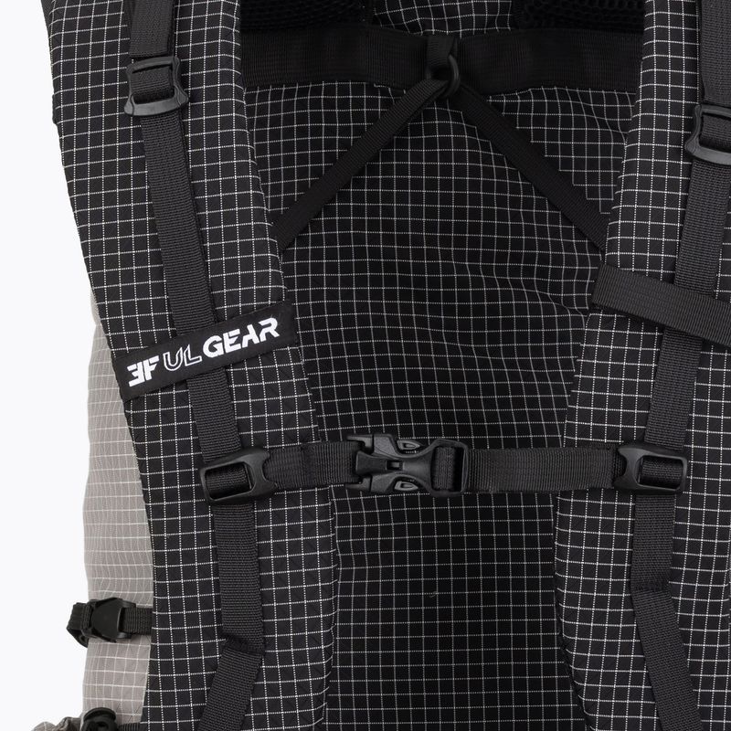 Plecak turystyczny 3F UL Qidian Pro 46+10 l Ultralight szary 8