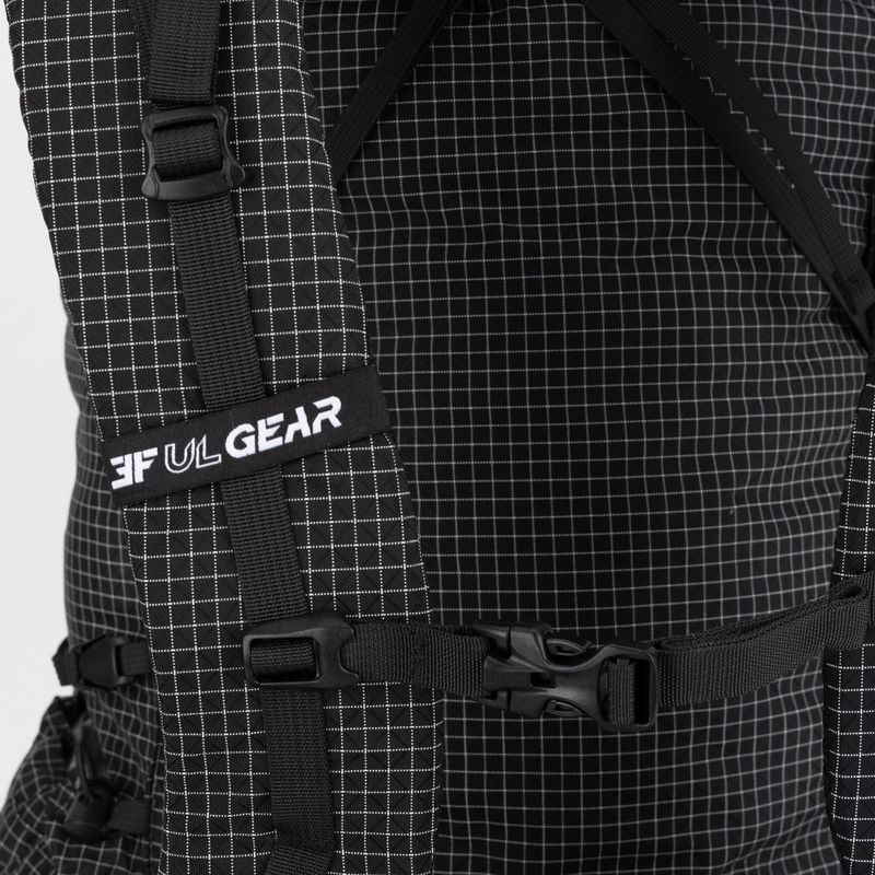Plecak turystyczny 3F UL Qidian Pro 46+10 l Ultralight czarny 8