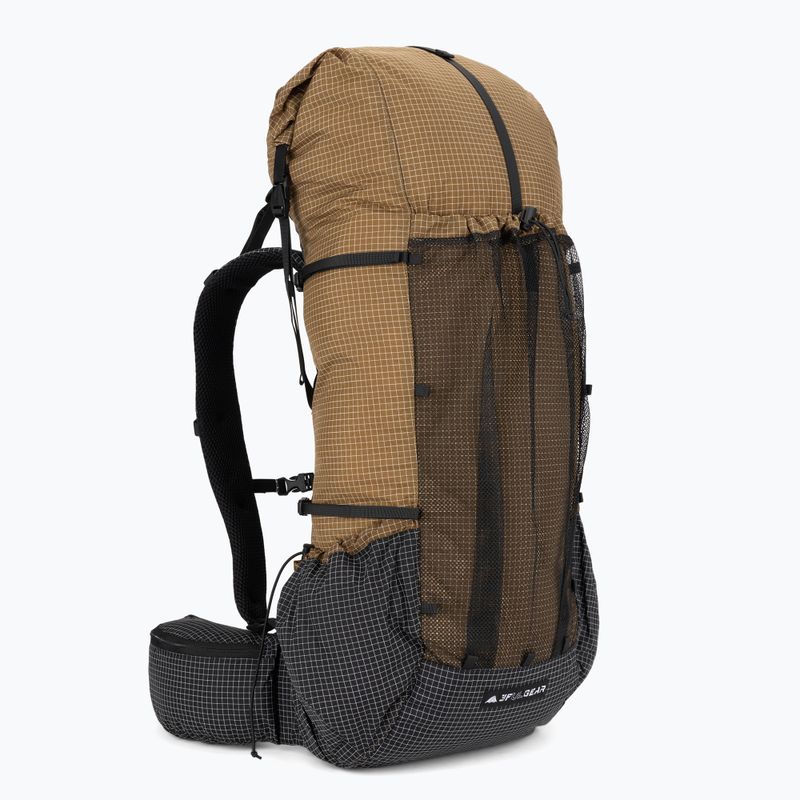 Plecak turystyczny 3F UL Qidian Pro 46+10 l Ultralight brązowy 2