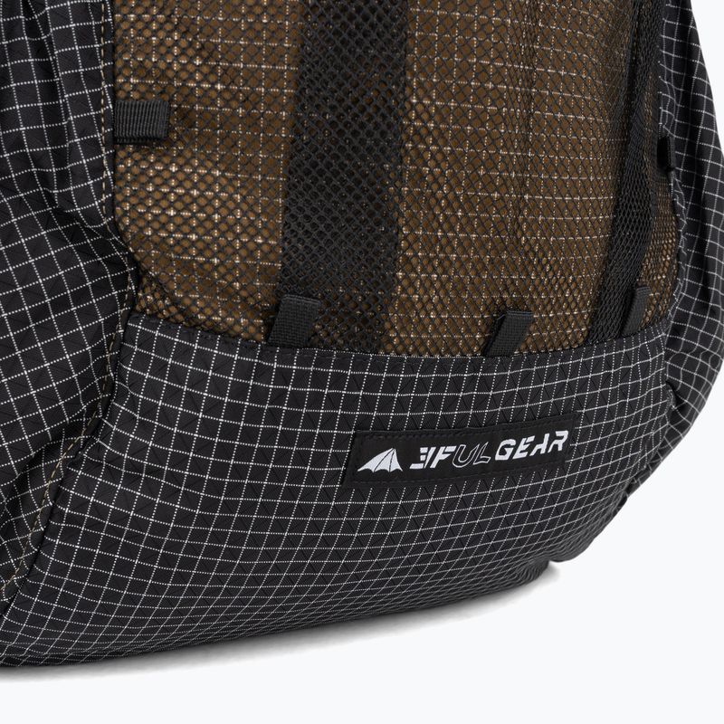 Plecak turystyczny 3F UL Qidian Pro 46+10 l Ultralight brązowy 5