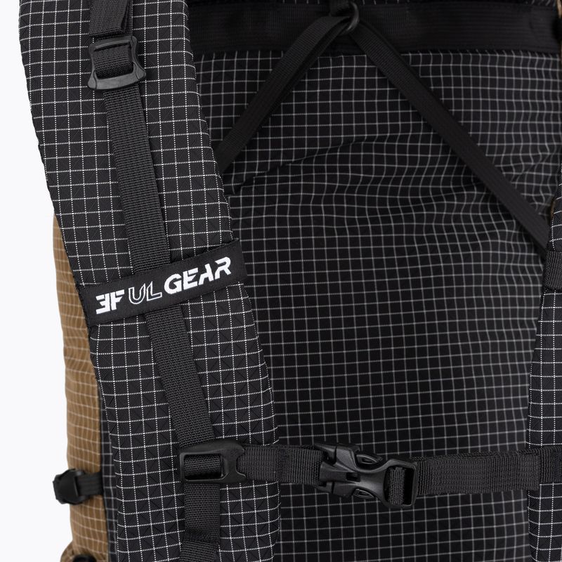 Plecak turystyczny 3F UL Qidian Pro 46+10 l Ultralight brązowy 8