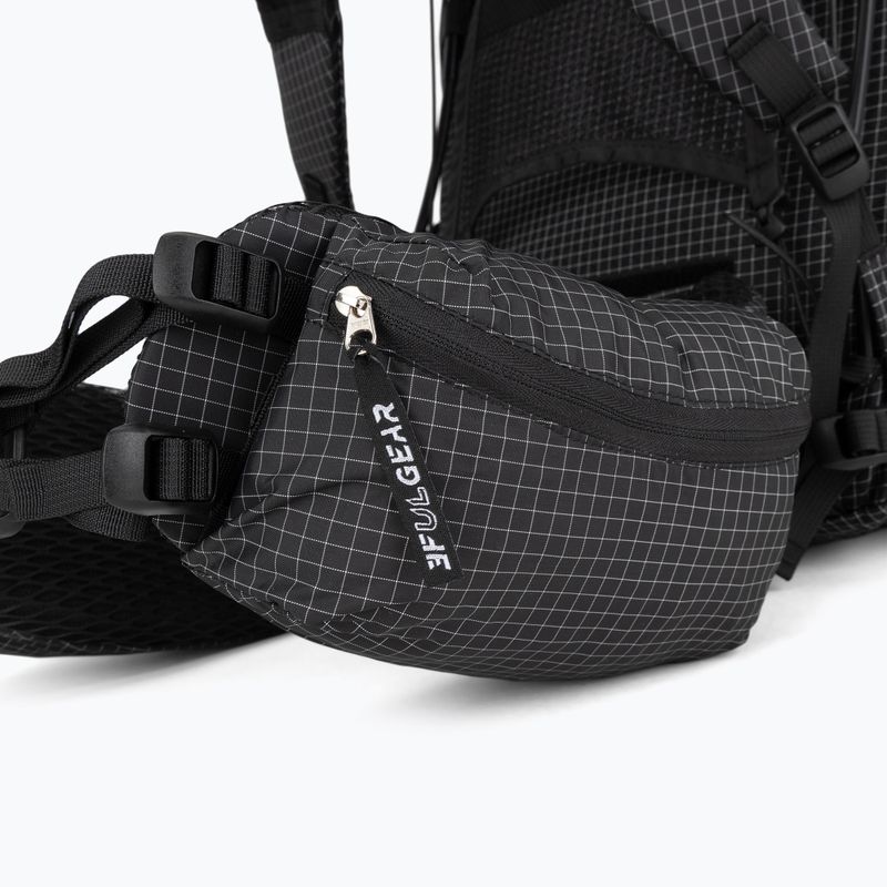 Plecak turystyczny 3F UL Tianshan 35 l Ultralight czarny 6