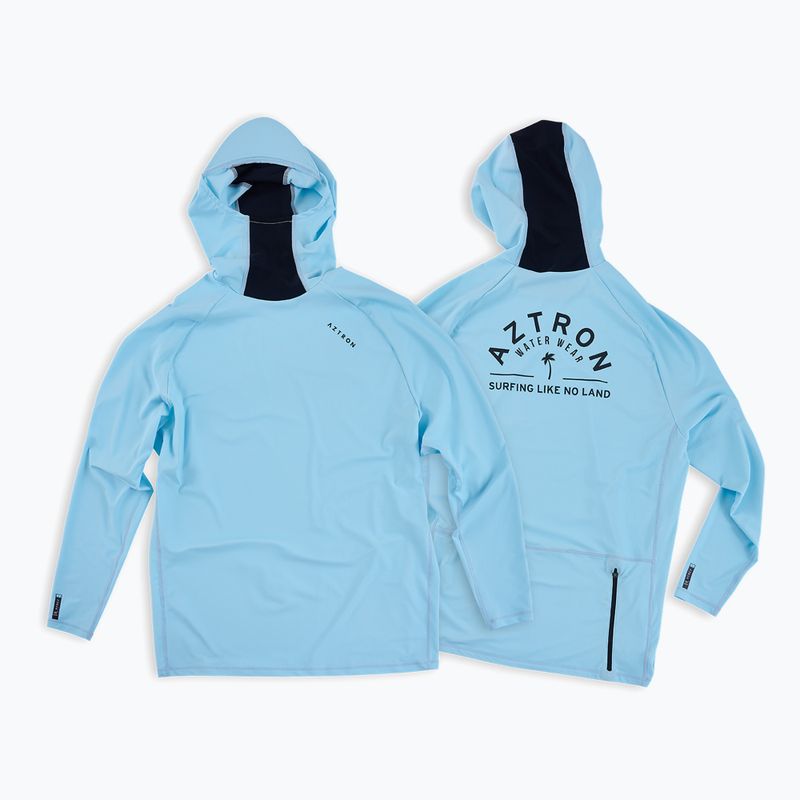 Longsleeve do pływania męski Aztron Surfing Hooded Rashguard 7