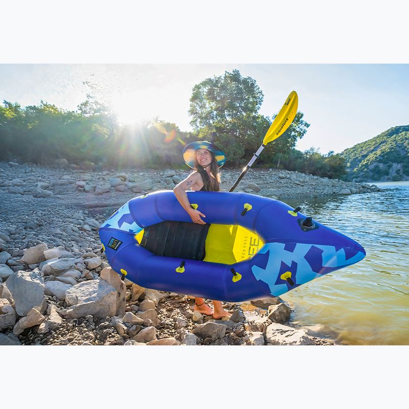 Kajak pompowany 1-osobowy Aquatone Bee Inflatable Pack Raft 7'3" 221 cm 11