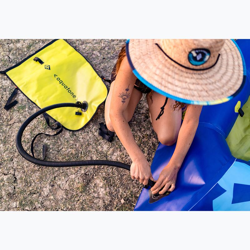 Kajak pompowany 1-osobowy Aquatone Bee Inflatable Pack Raft 7'3" 221 cm 19