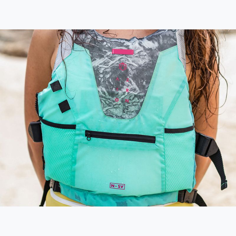 Kamizelka asekuracyjna damska Aztron N-SV 2.0 aqua green 12