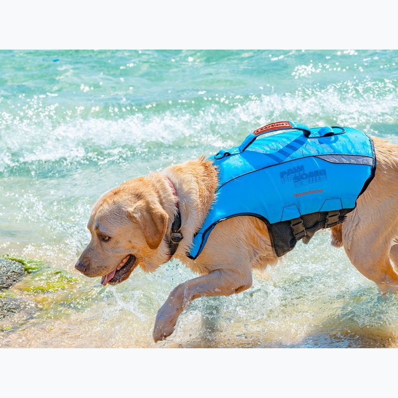 Kamizelka asekuracyjna dla psa Aquatone Pawsome Pet Safety Vest blue 12