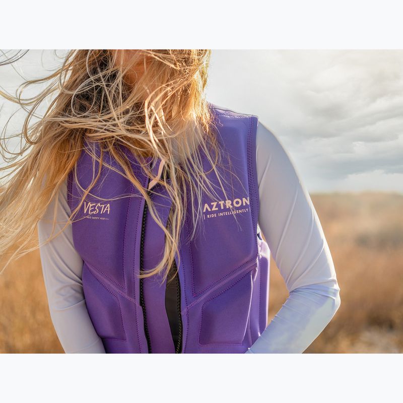 Kamizelka asekuracyjna damska Aztron Vesta Neoprene purple 6