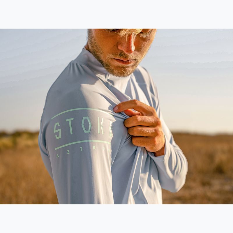 Longsleeve do pływania męski Aztron Stoke Surfing Rashguard 9
