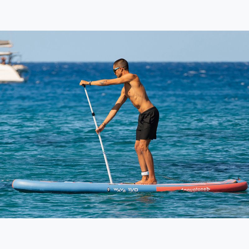 Zestaw deska SUP pompowana Aquatone Wave Plus 11'0" 19