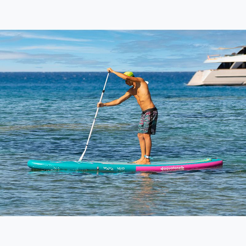 Zestaw deska SUP pompowana Aquatone Wave Plus 12'0" 20