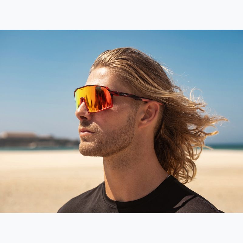 Okulary przeciwsłoneczne Aztron Halo Floating Active Heat Wave desert red/black 9