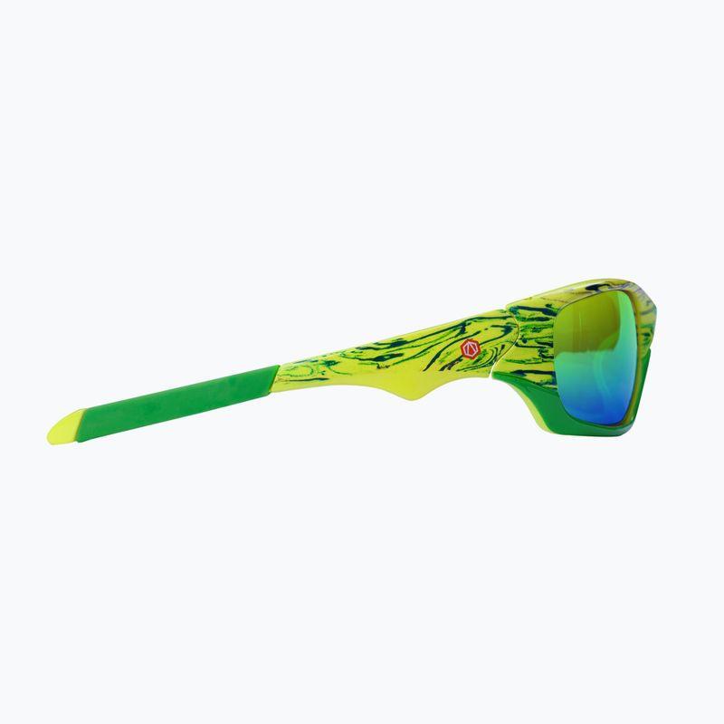 Okulary przeciwsłoneczne dziecięce Aztron Shine spark lime/wayve/polarized green/yellow mir/grey 3