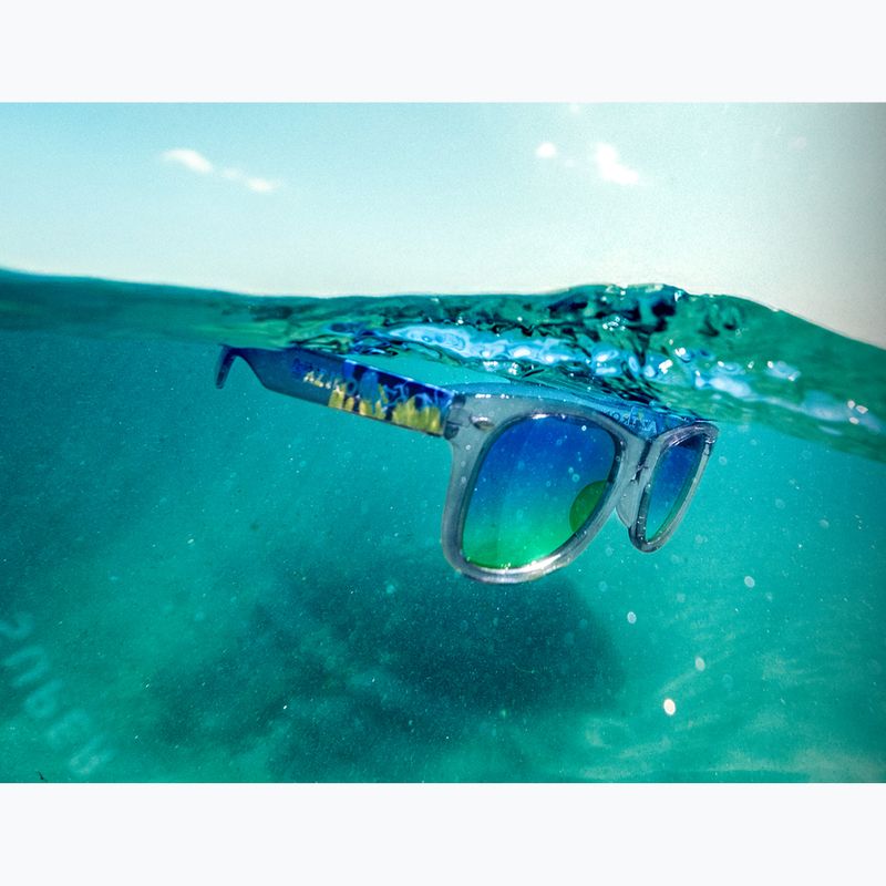 Okulary przeciwsłoneczne dziecięce Aztron Shine spark lime/wayve/polarized green/yellow mir/grey 4