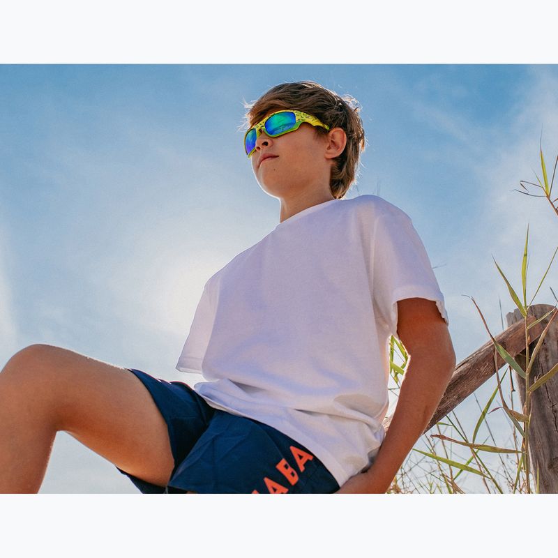 Okulary przeciwsłoneczne dziecięce Aztron Shine spark lime/wayve/polarized green/yellow mir/grey 5