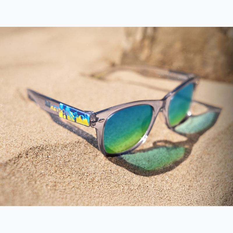Okulary przeciwsłoneczne dziecięce Aztron Solar ice grey/graffiti/polarized blue/yellow mirr/grey. 9