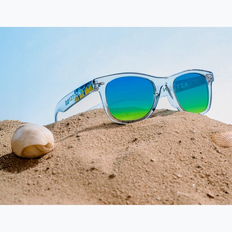 Okulary przeciwsłoneczne dziecięce Aztron Solar ice grey/graffiti/polarized blue/yellow mirr/grey. 10