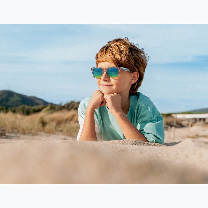Okulary przeciwsłoneczne dziecięce Aztron Solar ice grey/graffiti/polarized blue/yellow mirr/grey. 11