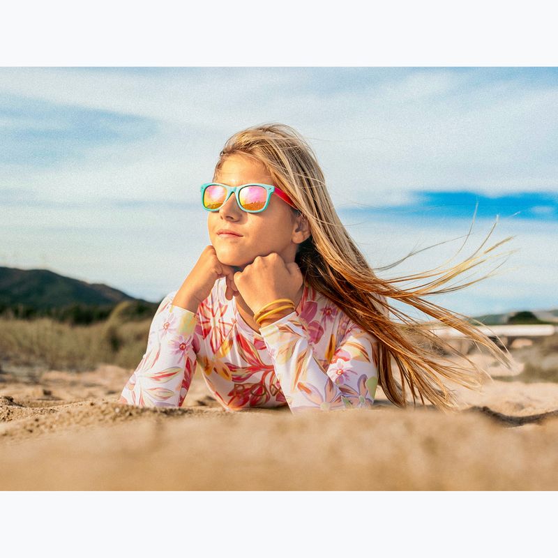 Okulary przeciwsłoneczne dziecięce Aztron Candy candy pink/twisty/polarized rainbow pink mir/grey. 6