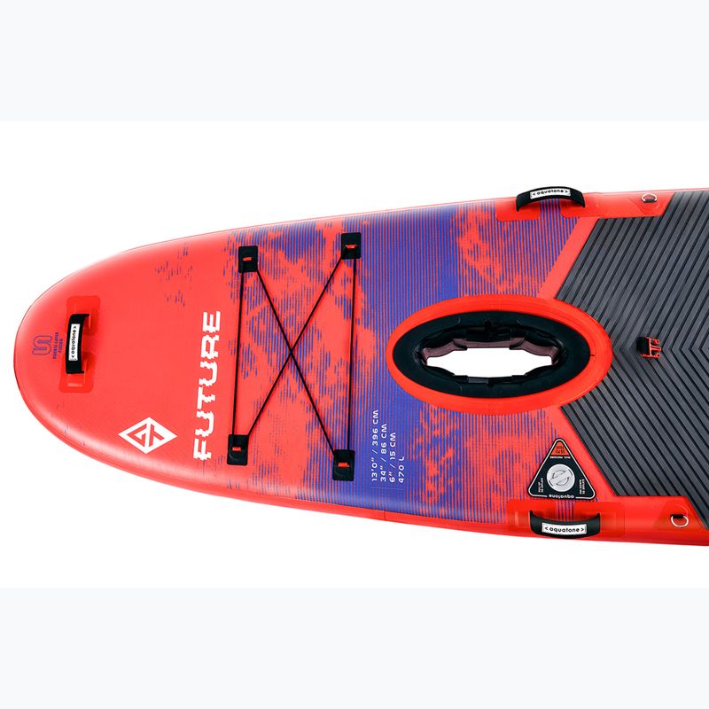 Zestaw deska SUP pompowana Aquatone Future 2+1 Multi Person 13'0" 6