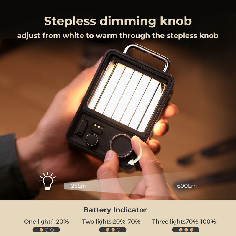 Lampa turystyczna Flextail Villa green 6