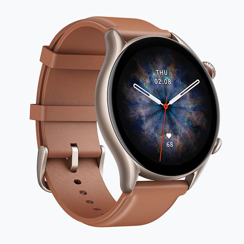 Zegarek Amazfit GTR 3 Pro brown leather W2040OV3N 3