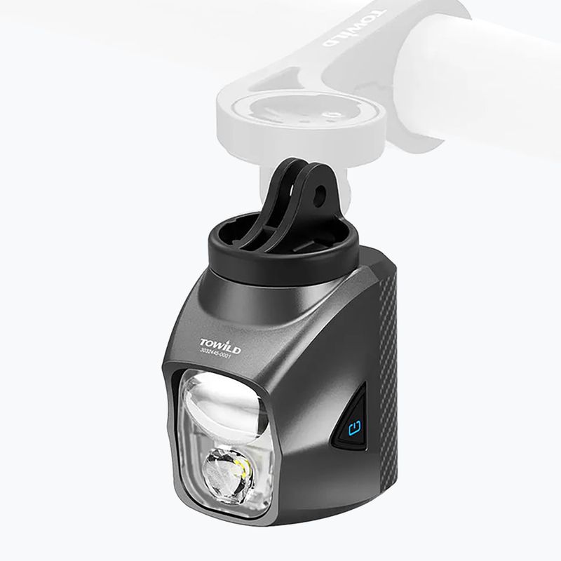 Lampka rowerowa przednia Towild DL1700 black 2
