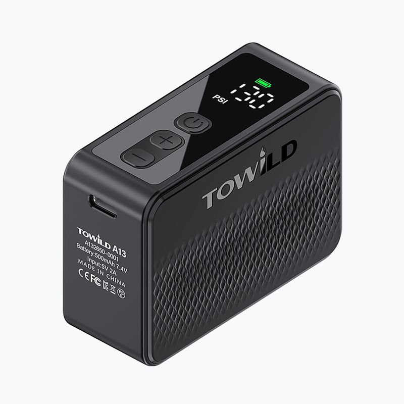 Pompka rowerowa elektryczna TOWILD A13 black 3