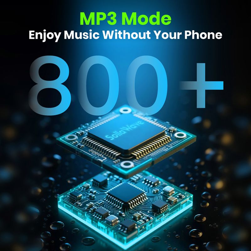 Okulary pływackie Holoswim Solla Wave AI Music red 4