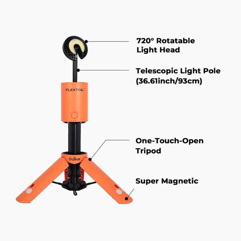 Latarka FLEXTAIL Evo orange 4