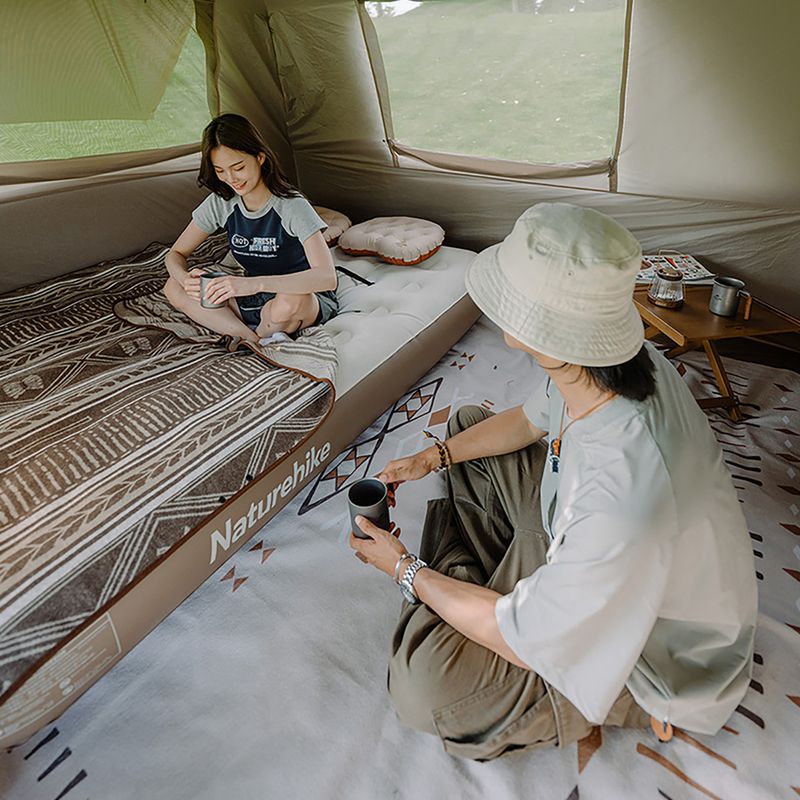 Namiot kempingowy 4-osobowy Naturehike Village 6.0 brown 10