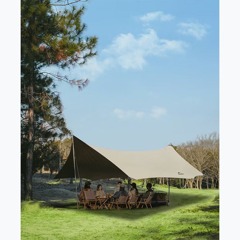 Tarp Naturehike Sky Ti Black Hexagon khaki 3