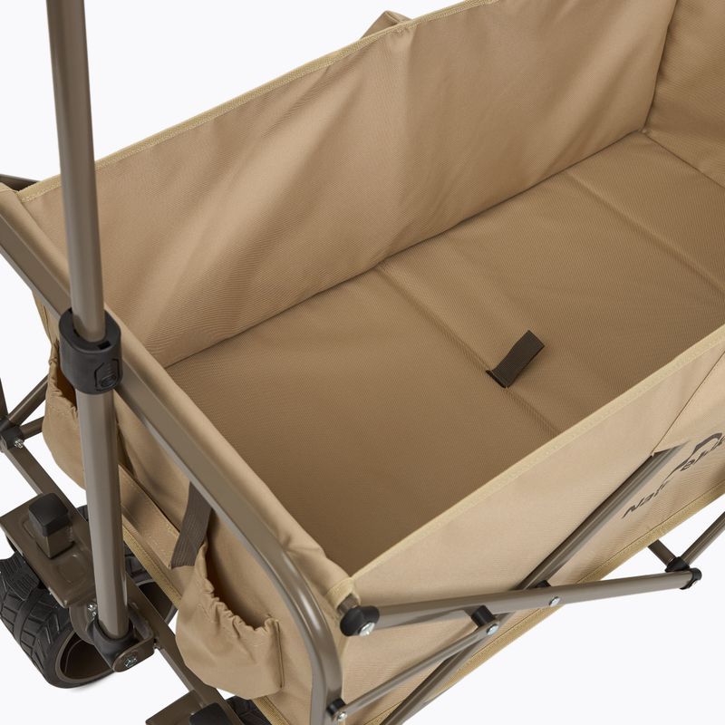 Wózek transportowy Naturehike Light With Brakes linen brown 3