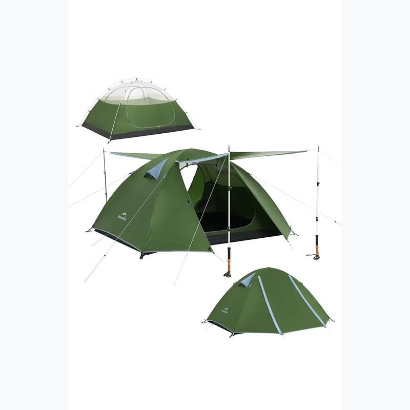 Namiot trekkingowy 2-osobowy Naturehike Bleik 2 Type B forest green 2