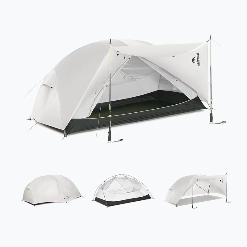 Namiot trekkingowy 2-osobowy Naturehike Mongar Pro 2 20D light grey 2