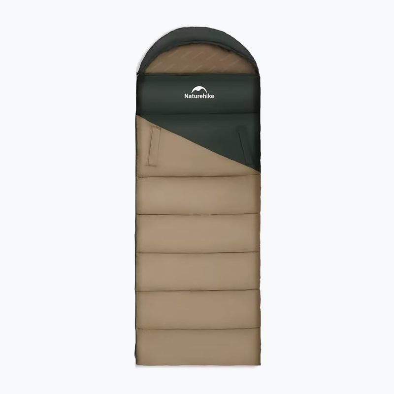 Śpiwór Naturehike U450 Sunny Day Right dark green/brown