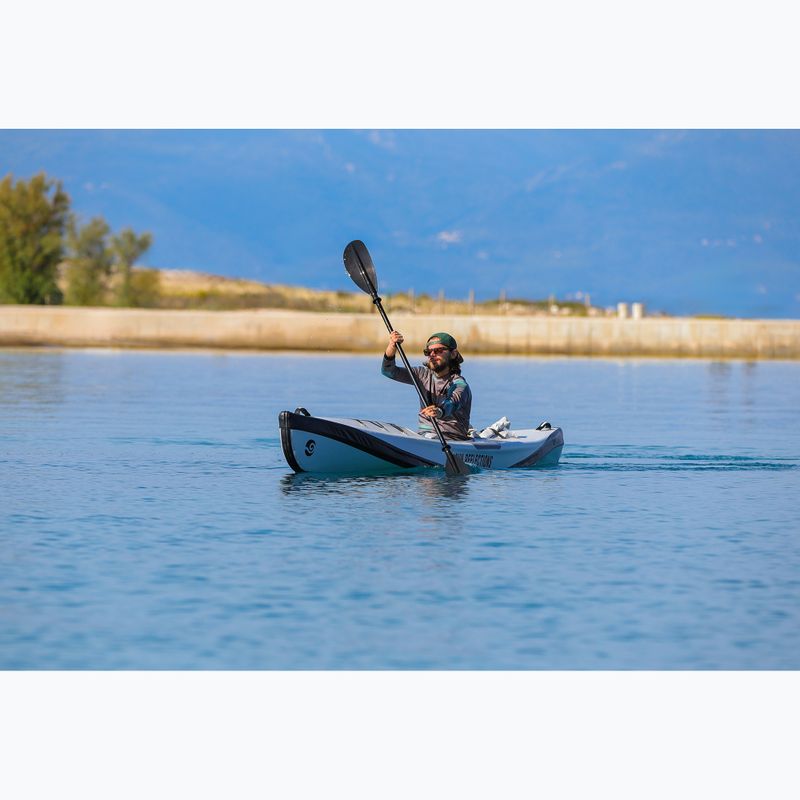 Kajak pompowany 1-osobowy Sun Reflections Full DS light grey/black 18