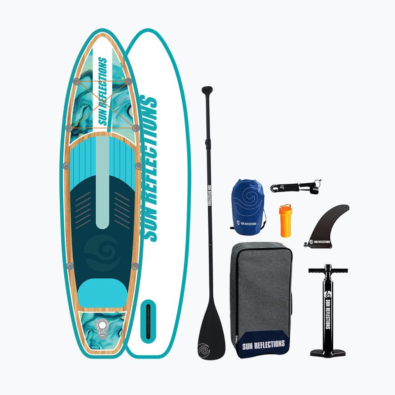 Zestaw deska SUP pompowana Sun Reflections S Minicombo 9'4" ocean mirage