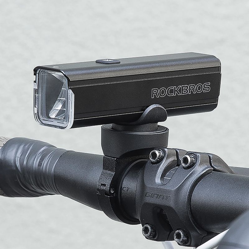Lampka rowerowa przednia Rockbros 24610002001 Front Light 1000 Lumen black 8