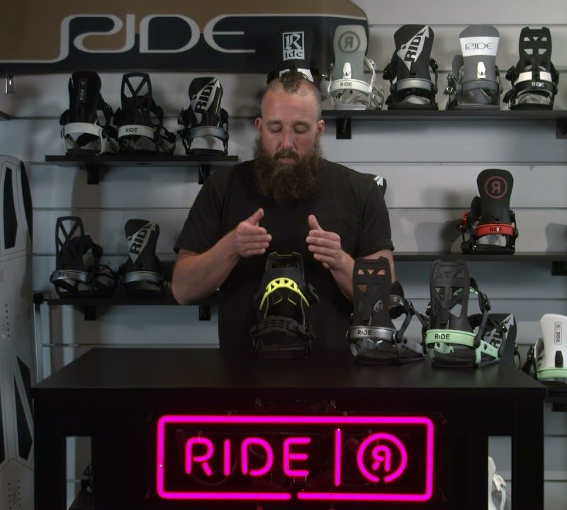 Wiązania snowboardowe męskie RIDE A-8 2022 black 11