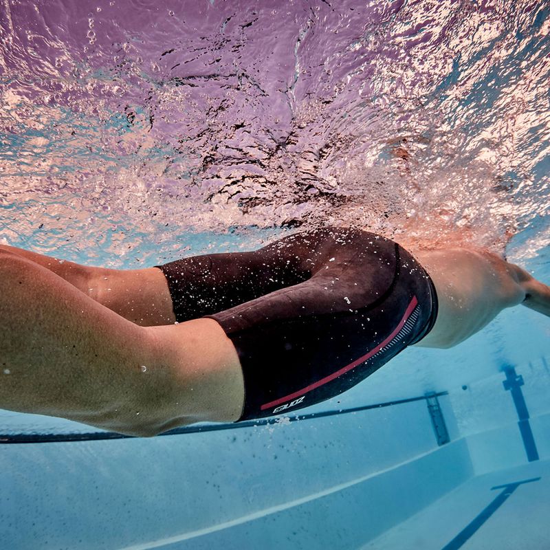 Spodenki neoprenowe męskie ZONE3 Buoyancy Premium Aerodome Elite 5/3 mm black/red 4