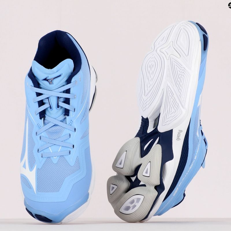 Buty do siatkówki damskie Mizuno Wave Lightning Z6 niebieskie V1GC200029 11