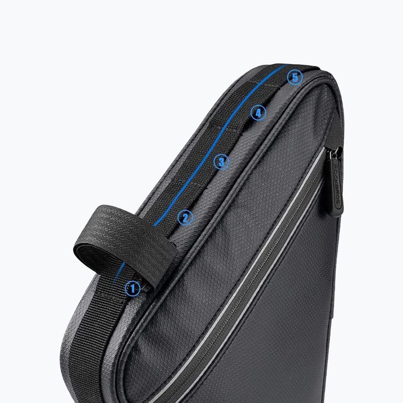 Torba rowerowa na ramę Rockbros B39-2 1,5 l black 7